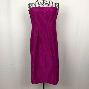 J. Crew silk strapless pockets 10